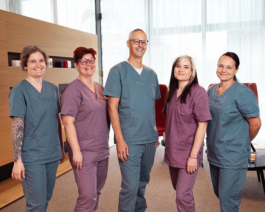 Teamfoto Team Dr. Geiger Graz